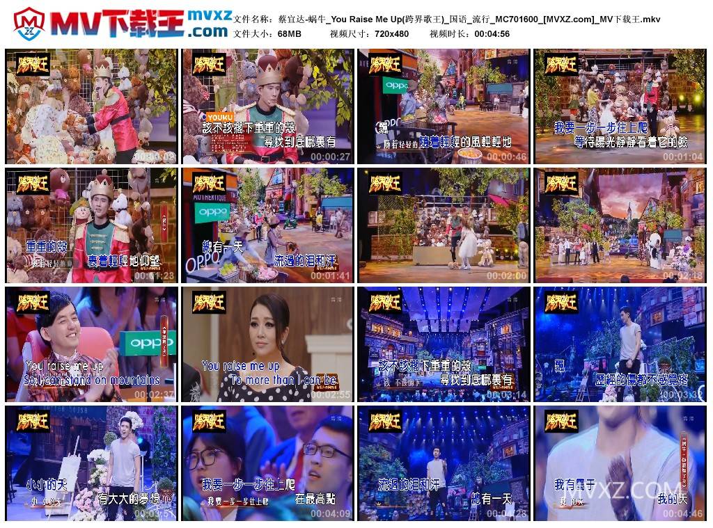 蔡宜达-蜗牛_You Raise Me Up(跨界歌王)_国语_流行_MC701600